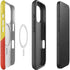 Republic of the Congo Flag Distressed iPhone 16 Pro Magsafe Impact Case